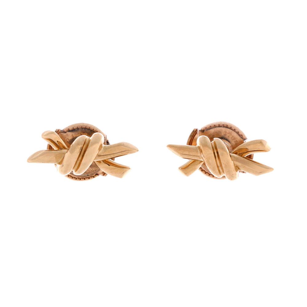 Tiffany & Co. Small Knot Stud Earrings 18K Rose Gold